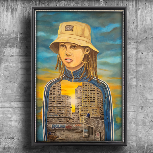 Orginal Leinwand "SKYSCRAPER" [75x115cm]