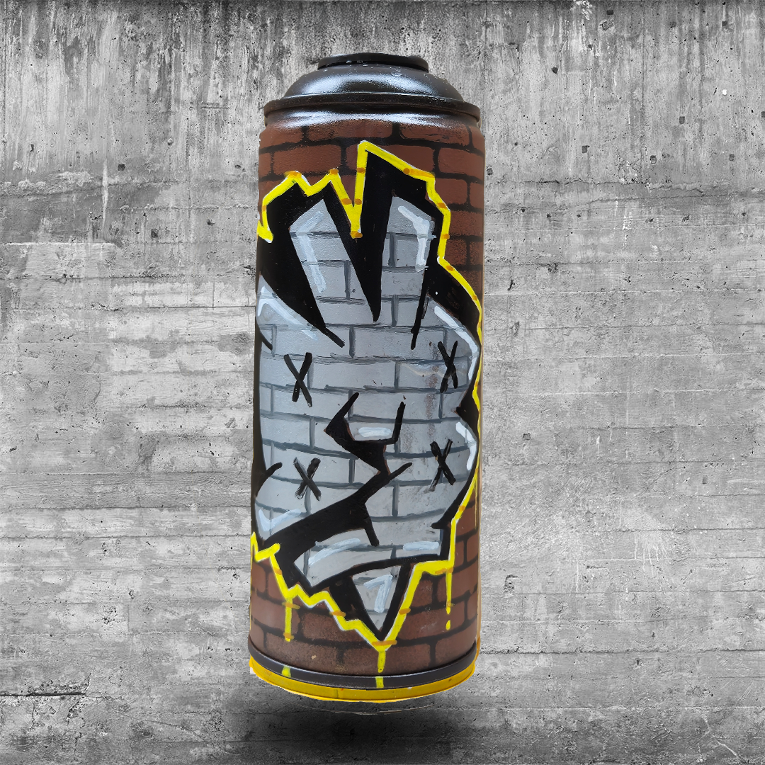 Handbemalte Sprühdose I BVB Graffiti I [45 /60]
