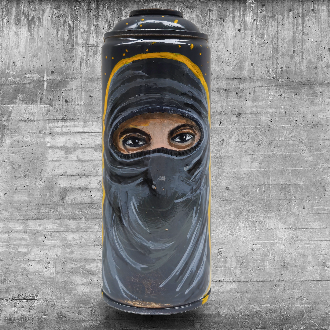Handbemalte Sprühdose I No Face, No Name I [13/60]