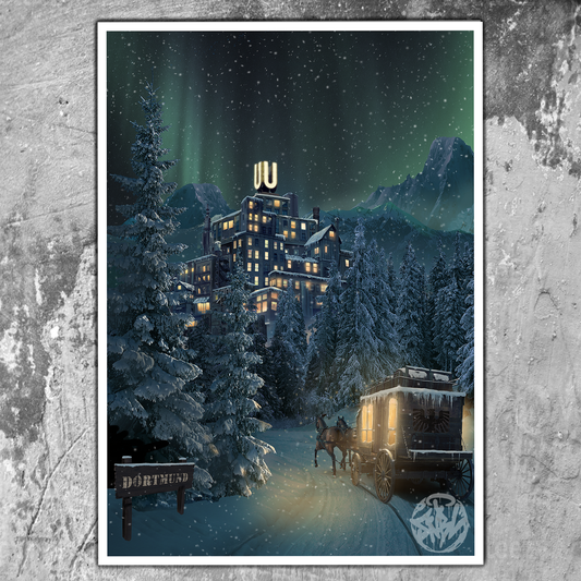 Postkarte "Dortmund-Wintercity" A5 Format (14,8 x 21 cm)