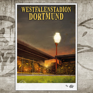 Limitierter Kunstdruck – Westfalenstadion Dortmund (2) (DIN A2)